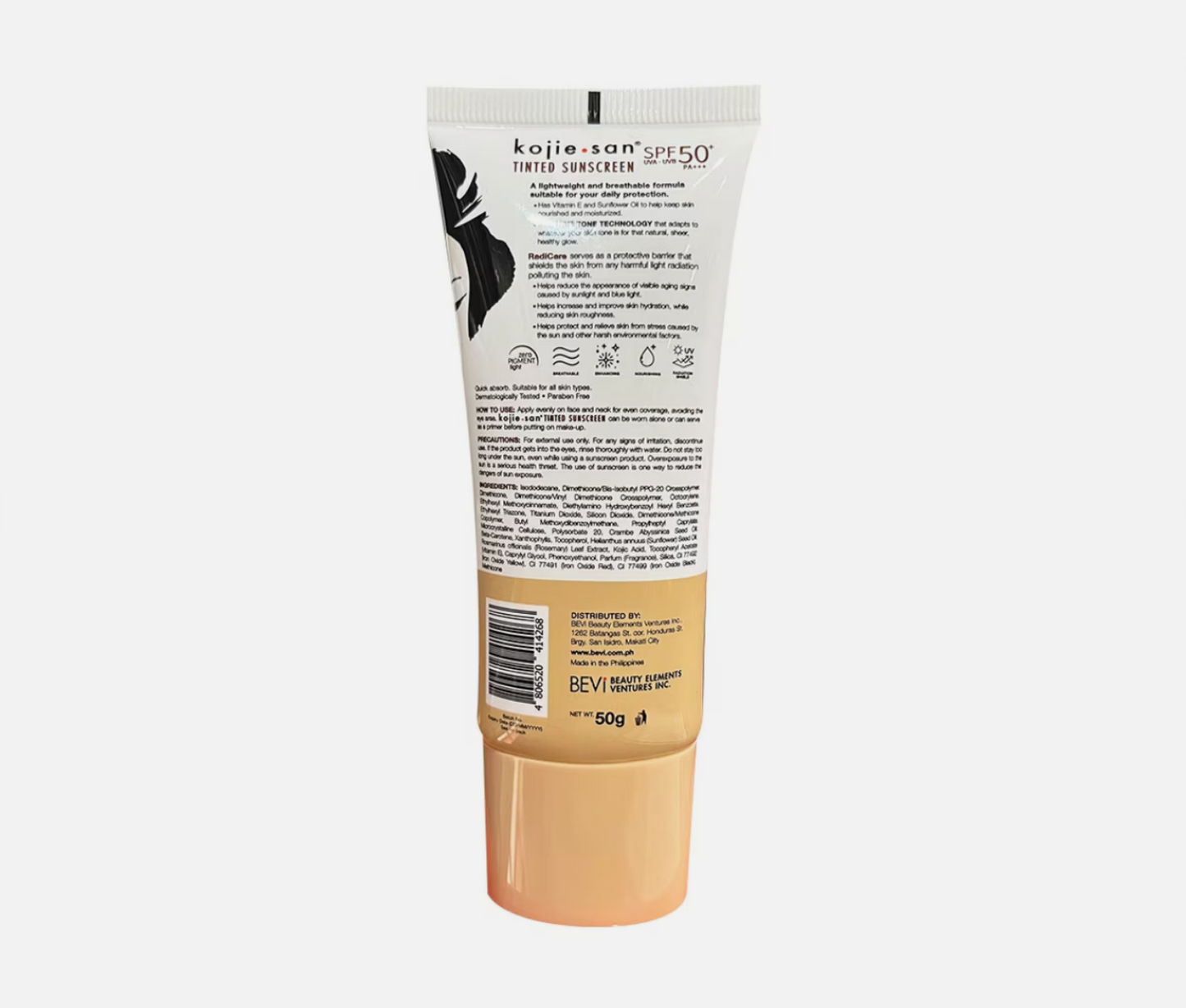 Kojie San Tinted Sunscreen SPF50+ PA+++ 50g