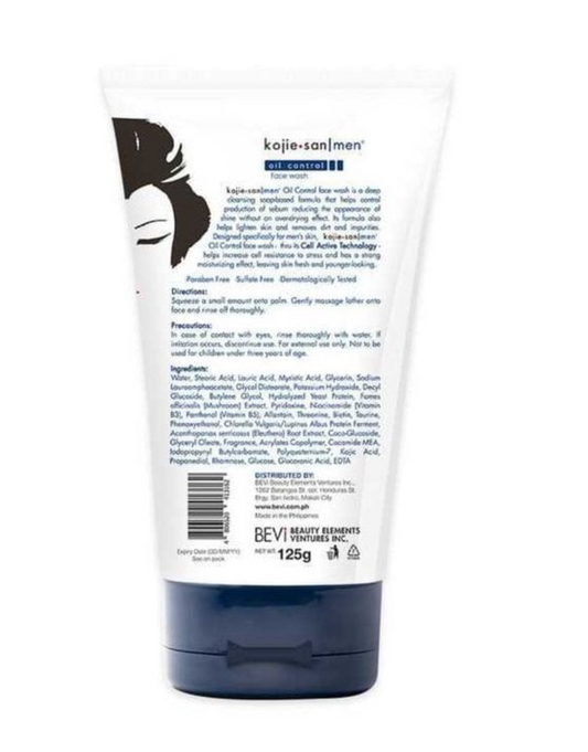 Kojie San Men Oil Control Face Wash 125g
