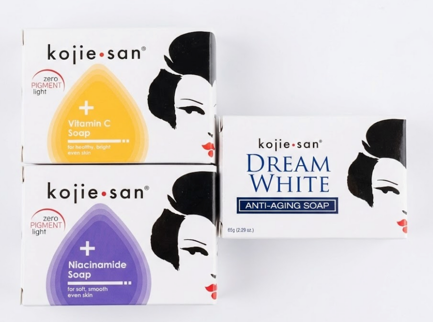 Kojie San Brightening Soap Collection - Vitamin C & Niacinamide Bundle