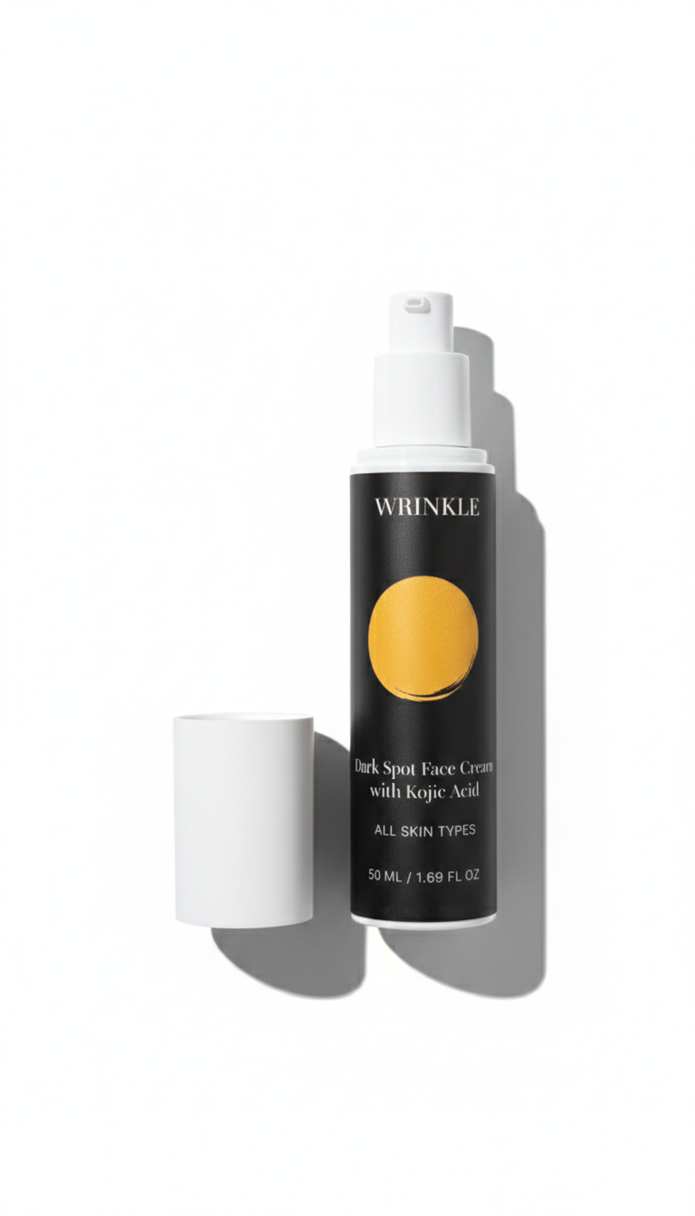 1% High Strength Kojic Acid Dark Spot Face Cream with Vitamin C & Anti-Aging - Wrinkle Premium