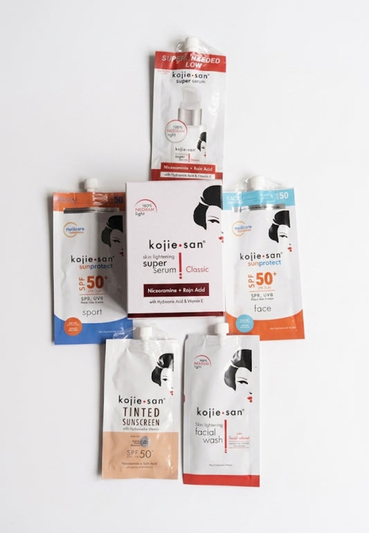 Kojie San Essentials Trial Pack – Complete Skincare Sampler