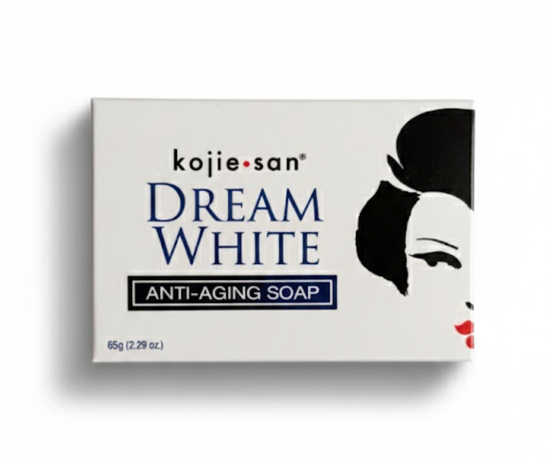 Kojie San Dream White Skin Brightening & Lightening Soap 65g with Kojic Acid and Collagen