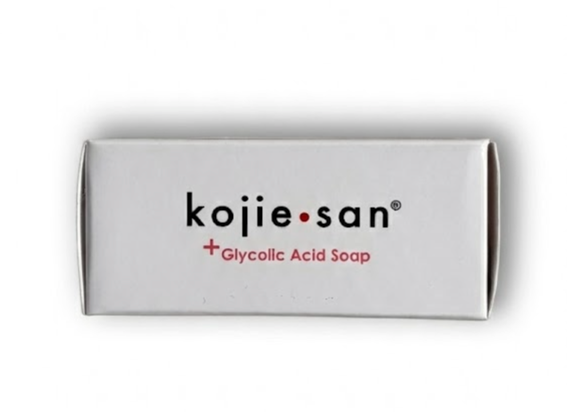 Kojie San + Glycolic Acid Skin Lightening Exfoliating Soap 100g with Kojic Acid