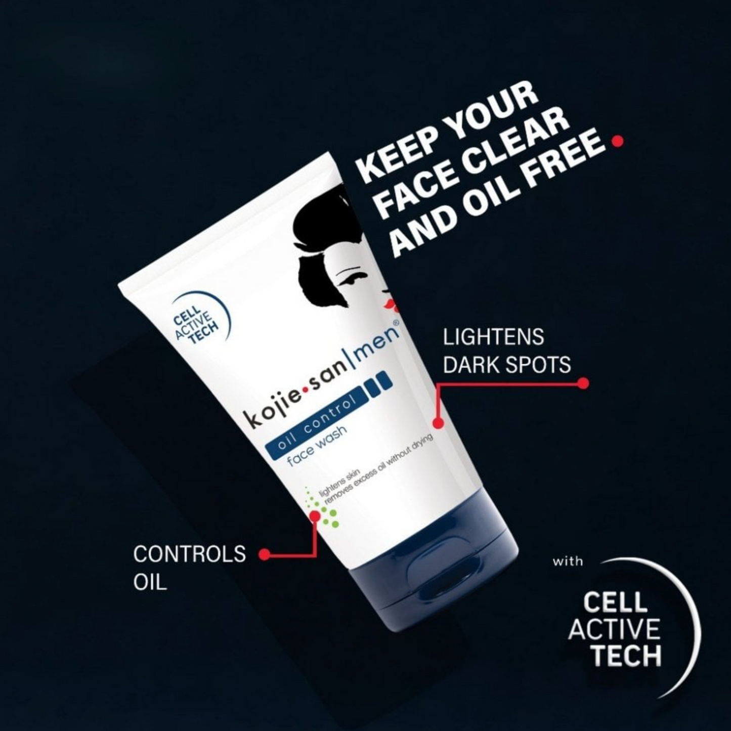 Kojie San Men Oil Control Face Wash 125g