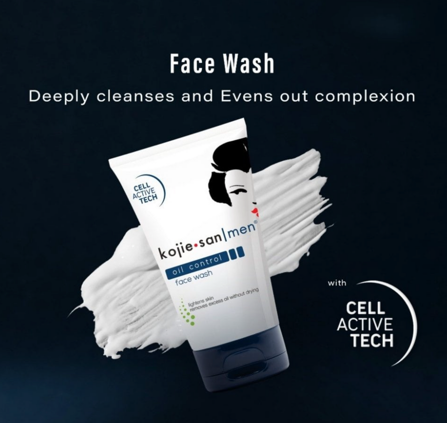 Kojie San Men Oil Control Face Wash 125g