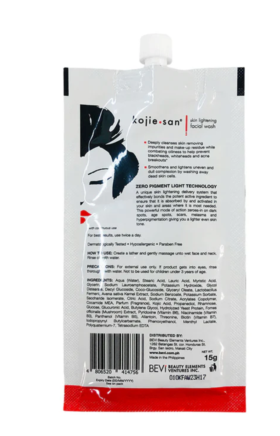 Kojie San Facial Wash with Hydromoist - effective skin brightening cleanser