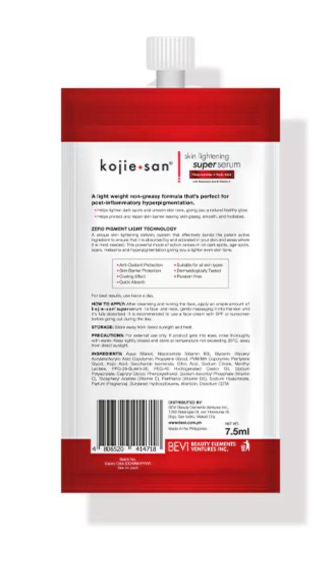 Kojie San Skin Lightening Super Serum (7.5ml Sachet)