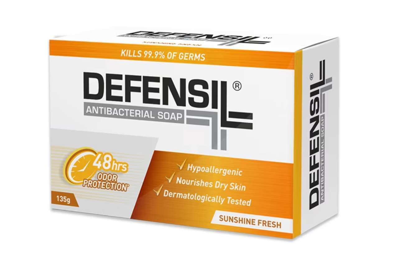 Defensil Antibacterial Soap - Sunshine Fresh (135g)