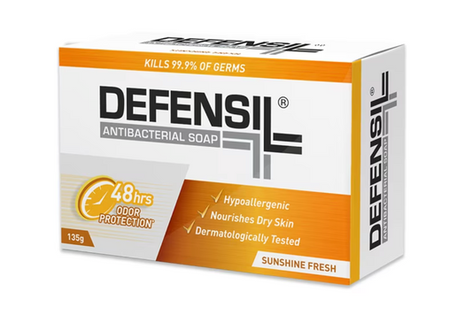 Defensil Antibacterial Soap - Sunshine Fresh (135g)