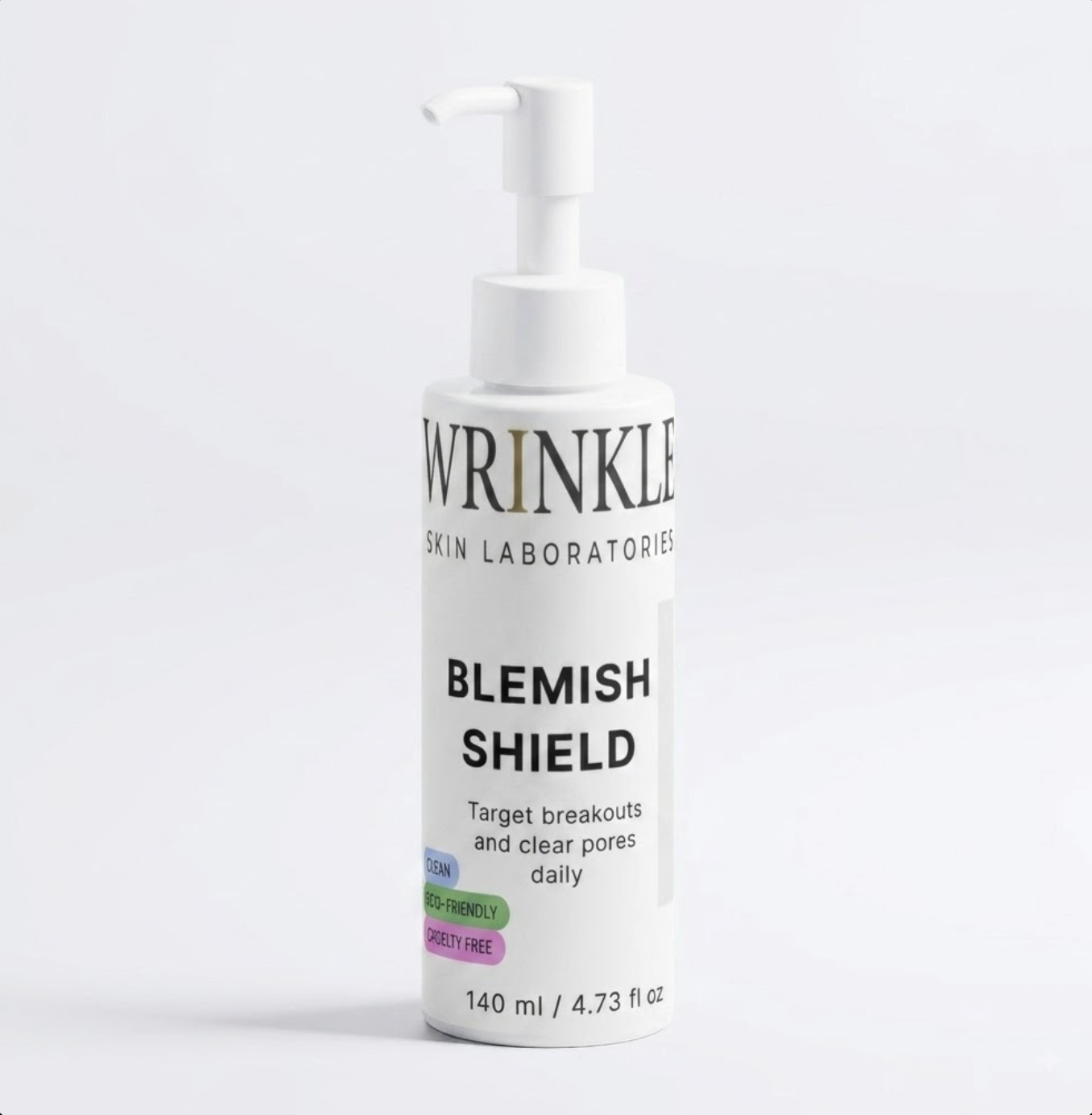 Wrinkle Skin Laboratories – Blemish Shield Purifying Face Wash (140ml)